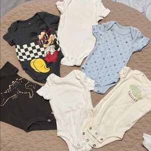 Disney Mickey Mouse Bodysuit - Black, Red, and Yellow